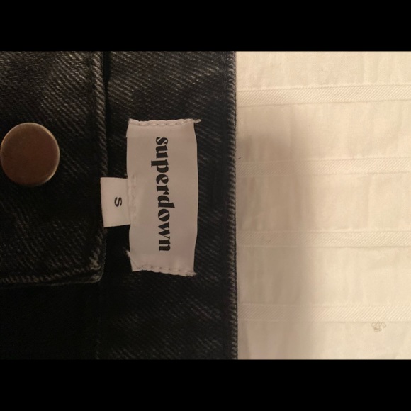 Revolve Black jean skirt - Picture 2 of 2